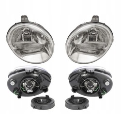 Фара лампа daewoo matiz i 98- левый + правый depo фото №1