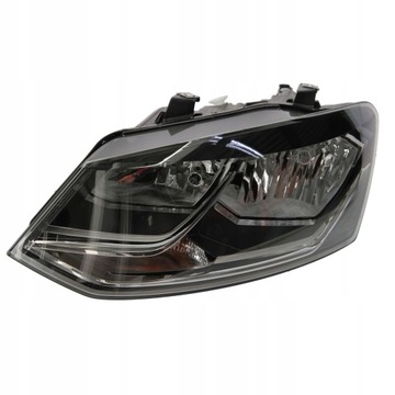 Фара лампа l vw polo 05.14- hella 1eb012 034- фото №1