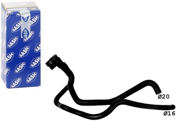 Sas3400194 шланг нагрівача peugeot 306 94- фото №1