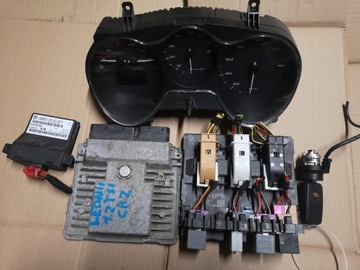 Блок управления двигателя набор 1.2tsi cbzb seat leon ii фото №1