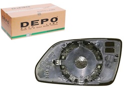 Скло дзеркало pr skoda octavia ii 04-09 depo фото №1