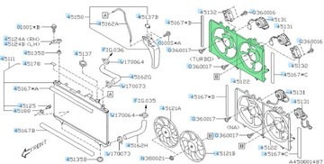 Корпус вентиляторів subaru legacy outback 2.4 turbo 2020- фото №1