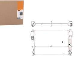 Радіаторів двигуна nrf 2215003103 a 2215000503 фото №1