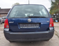 Golf iv 4 универсал крышка зад задняя багажника з стекло синяя фото №1