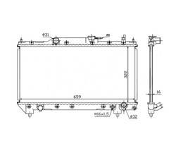 Toyota avensis t22 01.00 - 03.03 радіаторів 1640003180 фото №1