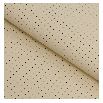 Экокожа кожзам ecoskóra ткань перфорированный mk1 материал nocturn beż 0,5 m фото №1