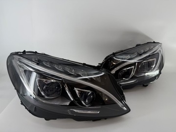 Mercedes c-klasa 205 w205 повний led ils лампа ліва права фото №1