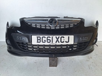 Opel corsa d рестайлинг 11-14 бампер opc line фото №1