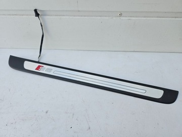 Планка накладка na порог пороговая подсвечиваемая audi s6 c7 4g правые перед фото №1