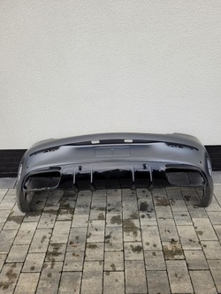 Бампер задний c класс w205 205 6.3 63 amg купе рестайлинг фото №1