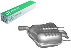 Глушник polmostrów 48.10alu кінцевий saab 9-3 1.8 2.0 02-15 polmo фото №1