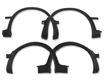 Накладки подкрылки крыльев vw golf ii mk2 gti 4 szt фото №1