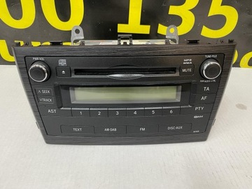 Радіо cd mp3 toyota avensis t27 09-14 86120-05150 фото №1