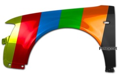 Крило лівий do audi a4 b6 00-04 оцинковка lz5m фото №1