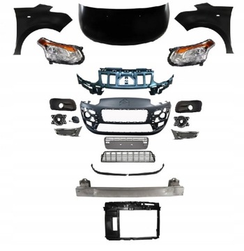 Citroen c3 picasso 2008+ комплектный перед капот pas фото №1