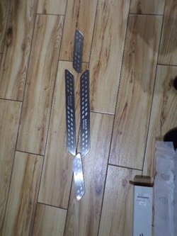 Планки накладки na порог toyota c-hr 16-22r фото №1