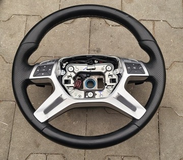 Mercedes gle ml w166 руль кожа мультифункция фото №1