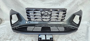 Бампер hyundai tucson iv 20- перед 6pdc решётка радиатора переднее фото №1