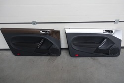 Vw beetle 5c обивка боковина дверь левая перед передняя левый кожа фото №1