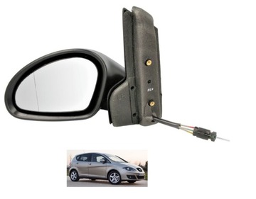 Зеркало механическое левая seat altea 5p1 04-09 фото №1