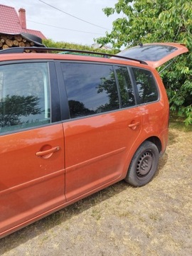 Двері лівий зад vw touran i рестайлінг la3u фото №1