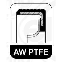 Ущільнювач вала перед elring 298.770 фото №1