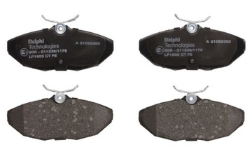 Гальмівні колодки гальмівні зад delphi lp1505 фото №1