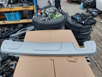 Спойлер накладка бампера зад dacia duster фото №1