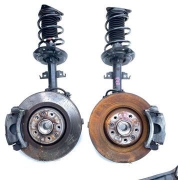 Renault megane iv 1.6 tce gt левая поворотный кулак амортизатор ступица перед фото №1