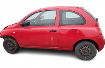 Стекло кузовная левый зад nissan micra k12 3d фото №1