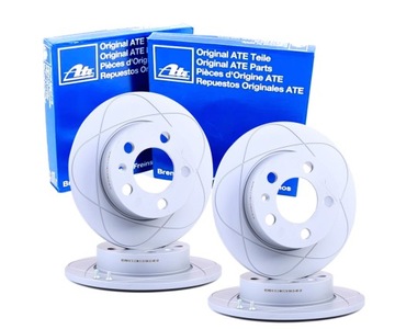 Ate диски гальмівні 2szt., power disc, суцільна, nac фото №1