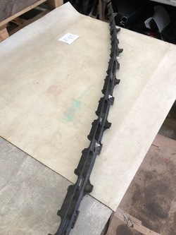 Ползун порога левый vw passat b8 106501300100 фото №1