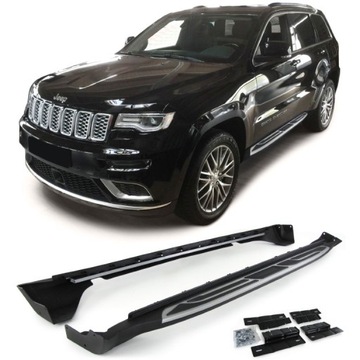 Пороги градусы накладки пороговые jeep grand cherokee wk2 фото №1