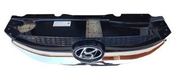 Hyundai ix35 решётка радиатора решётка бампера хром оригинал фото №1