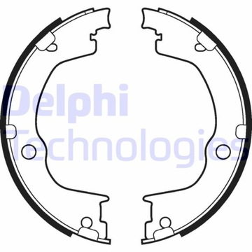 Гальмівні колодки гальмівні delphi ls2106 фото №1