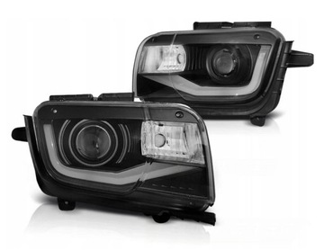 Лампы фары chevrolet camaro 09-13 чёрный led фото №1