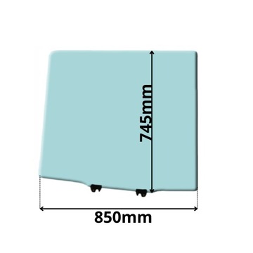 Стекло боковая опускная w дверь daf xf106 e6 правая 0182 фото №1