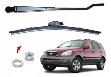 Важіль + двірник листова ресора na зад kia sorento 2002-2008r фото №1