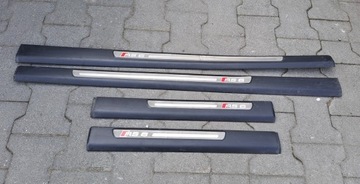 Audi rs6 c6 планка порога ліва права перед зад kpl фото №1