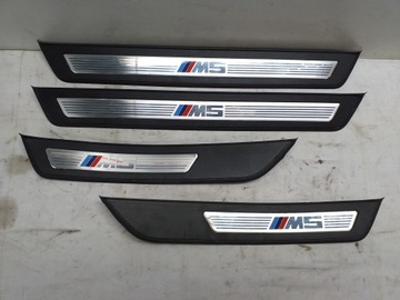 Bmw 5 f10 планки накладки порога внутрішні фото №1