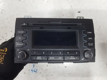 Kia sportage 3 iii 10-15r радіо cd радіопрогравач фото №1