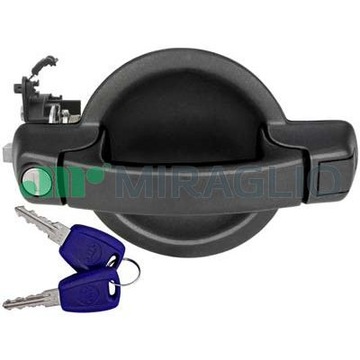 Ручка зовнішня зад fiat doblo 00- bez вкладиші i kluczyków фото №1