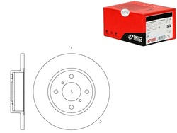 Комплект диск тормозных remsa 4700711 9193872 55 фото №1