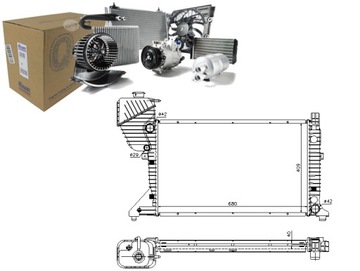 Радиаторов воды mercedes sprinter 4-t 413 cdi 4x4 фото №1