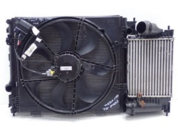 Комплект радіатор води кондиціонер вентилятор renault espace 5 v 1.6d 118kw 15r фото №1