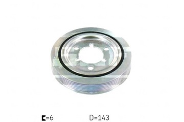 Skf колесо пасове вала колінчастого peugeot 1,4 1,6 16v фото №1