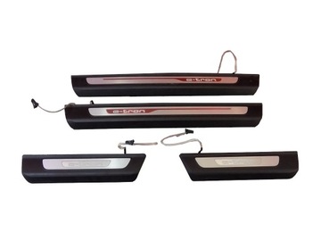 Планки пороговые led комплект audi q7 4m e-tron фото №1