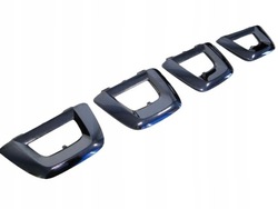 Mercedes glc 253 рамка заглушка хром бампер amg фото №1