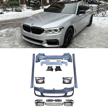 Bodykit бамперы пороги bmw g30 m-tech pre-lci 2018–2020 фото №1