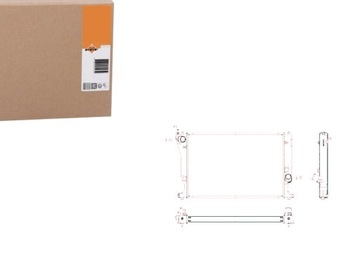 Nrf53768 радиаторов toyota avensis t25 2,2d4-d 05-0 фото №1